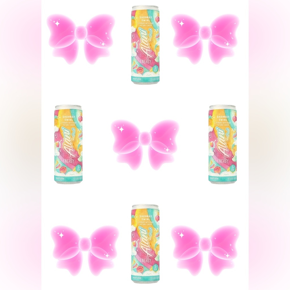 Alani Energy Drink Can with Colorful Design digital image